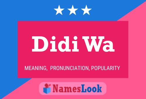 Didi Wa Name Poster