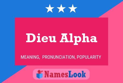 Dieu Alpha Name Poster