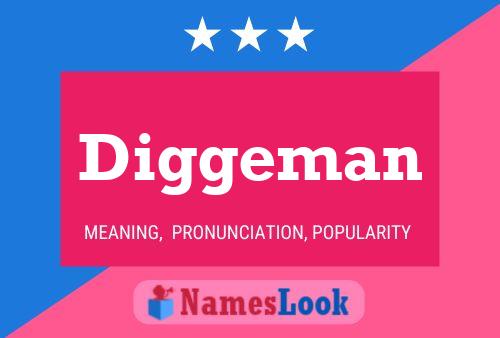 Diggeman Name Poster