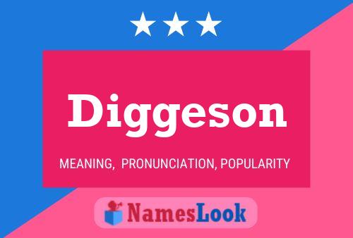 Diggeson Name Poster