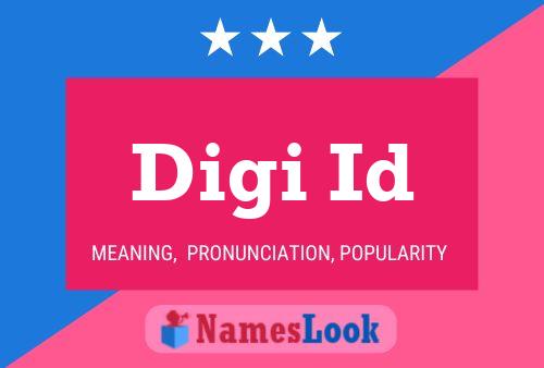 Digi Id Name Poster