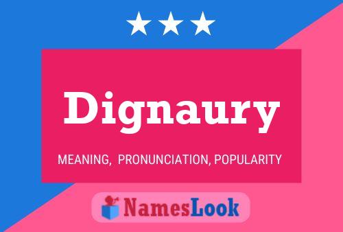 Dignaury Name Poster