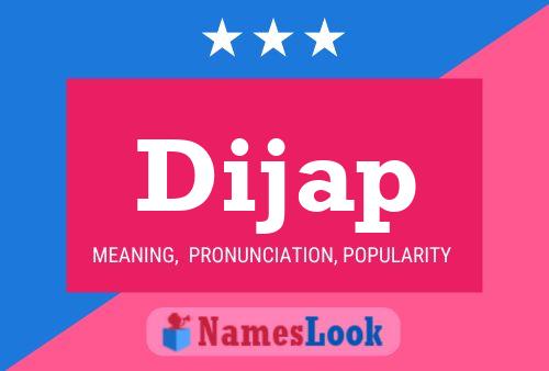 Dijap Name Poster