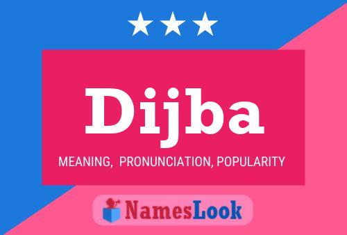 Dijba Name Poster