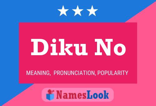 Diku No Name Poster