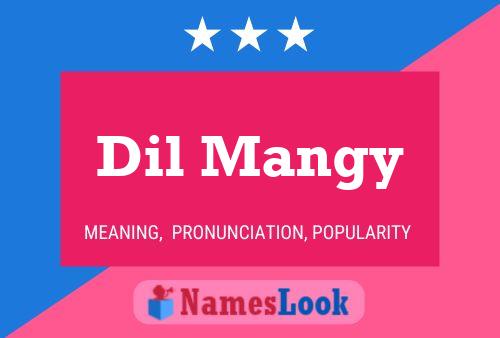 Dil Mangy Name Poster