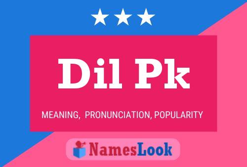 Dil Pk Name Poster