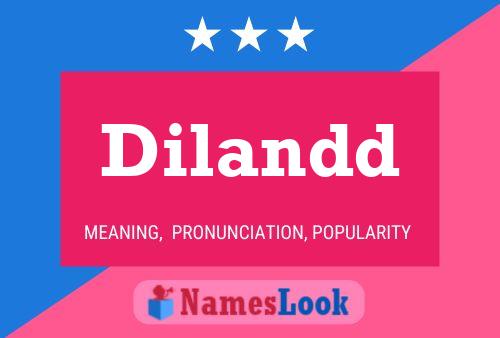 Dilandd Name Poster