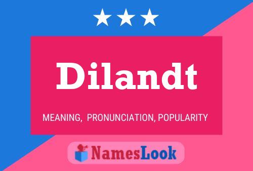 Dilandt Name Poster