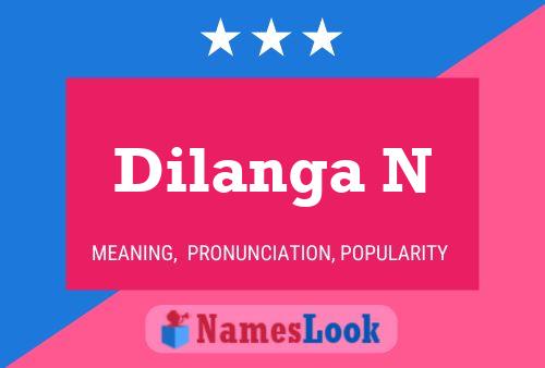 Dilanga N Name Poster