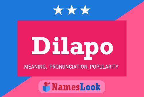 Dilapo Name Poster