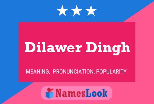 Dilawer Dingh Name Poster