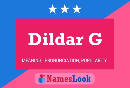 Dildar G Name Poster