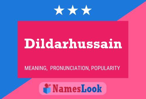 Dildarhussain Name Poster