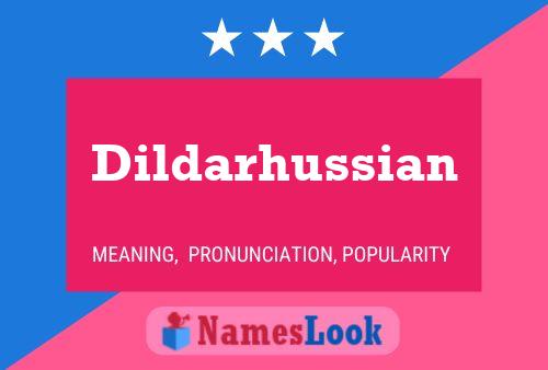 Dildarhussian Name Poster