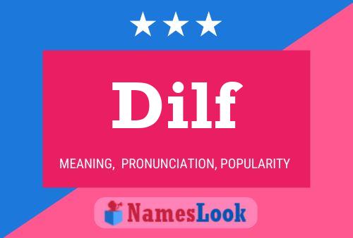 Dilf Name Poster