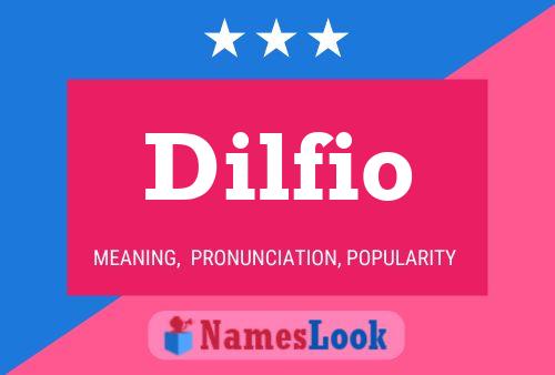 Dilfio Name Poster