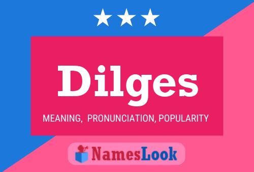 Dilges Name Poster