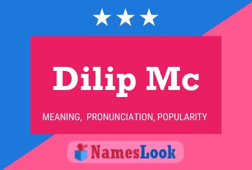 Dilip Mc Name Poster