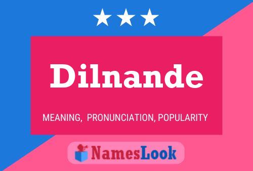 Dilnande Name Poster