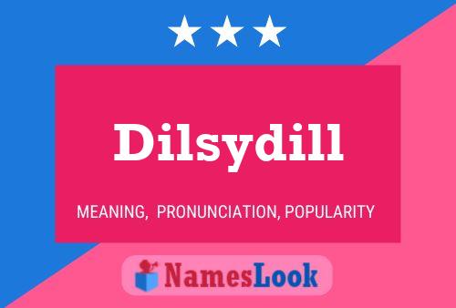 Dilsydill Name Poster