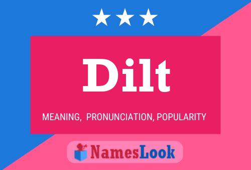 Dilt Name Poster