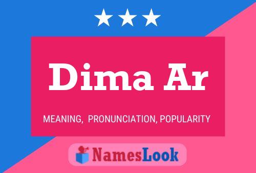 Dima Ar Name Poster