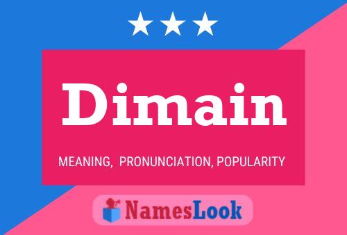 Dimain Name Poster