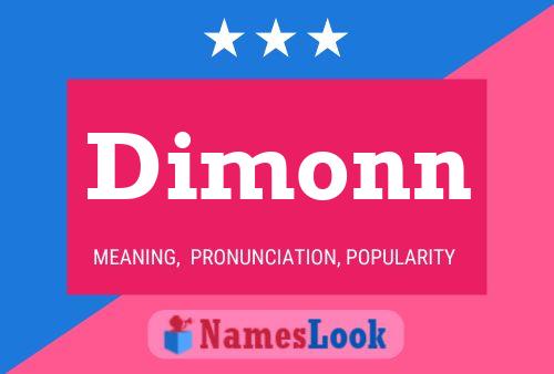 Dimonn Name Poster