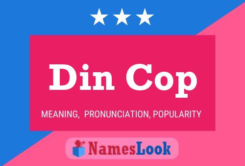 Din Cop Name Poster