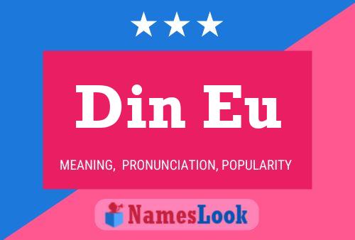 Din Eu Name Poster