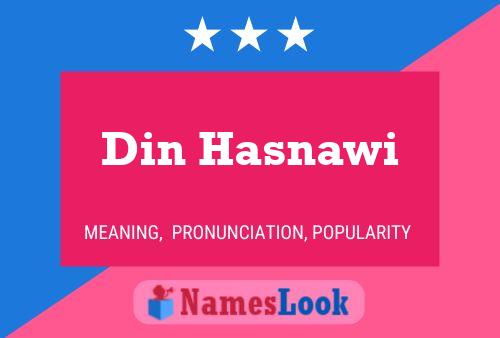 Din Hasnawi Name Poster