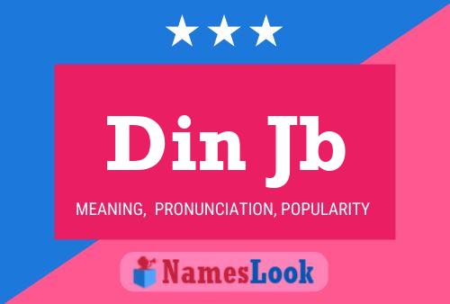 Din Jb Name Poster