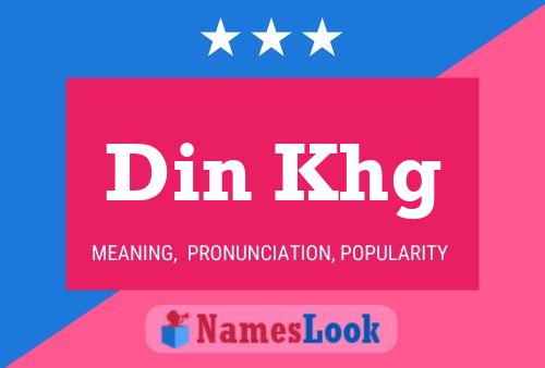 Din Khg Name Poster