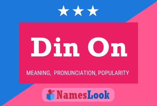 Din On Name Poster