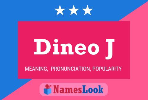 Dineo J Name Poster