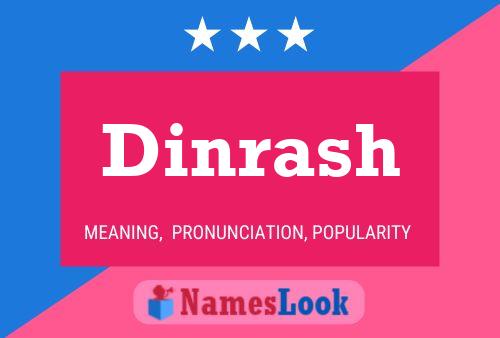 Dinrash Name Poster