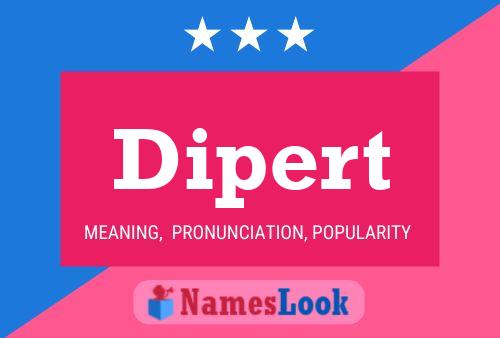 Dipert Name Poster