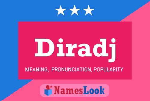 Diradj Name Poster