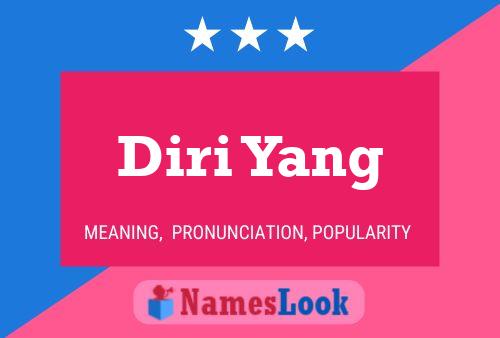 Diri Yang Name Poster