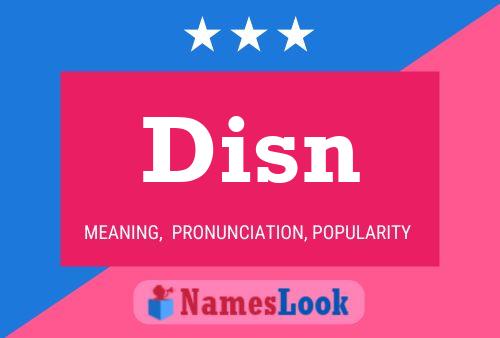 Disn Name Poster