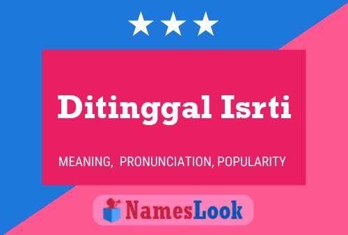 Ditinggal Isrti Name Poster