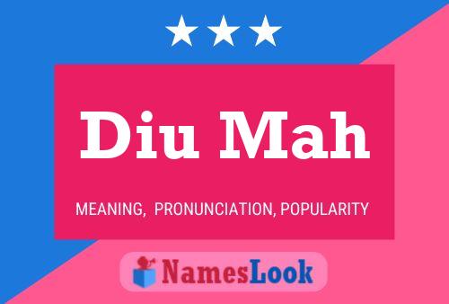 Diu Mah Name Poster