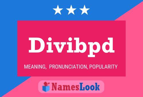 Divibpd Name Poster