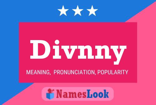 Divnny Name Poster