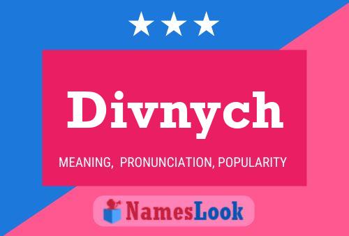 Divnych Name Poster