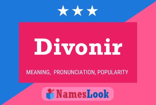 Divonir Name Poster