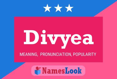 Divyea Name Poster