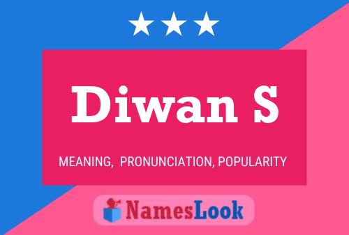 Diwan S Name Poster