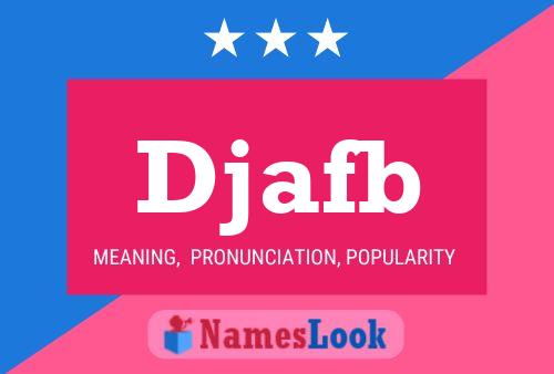 Djafb Name Poster